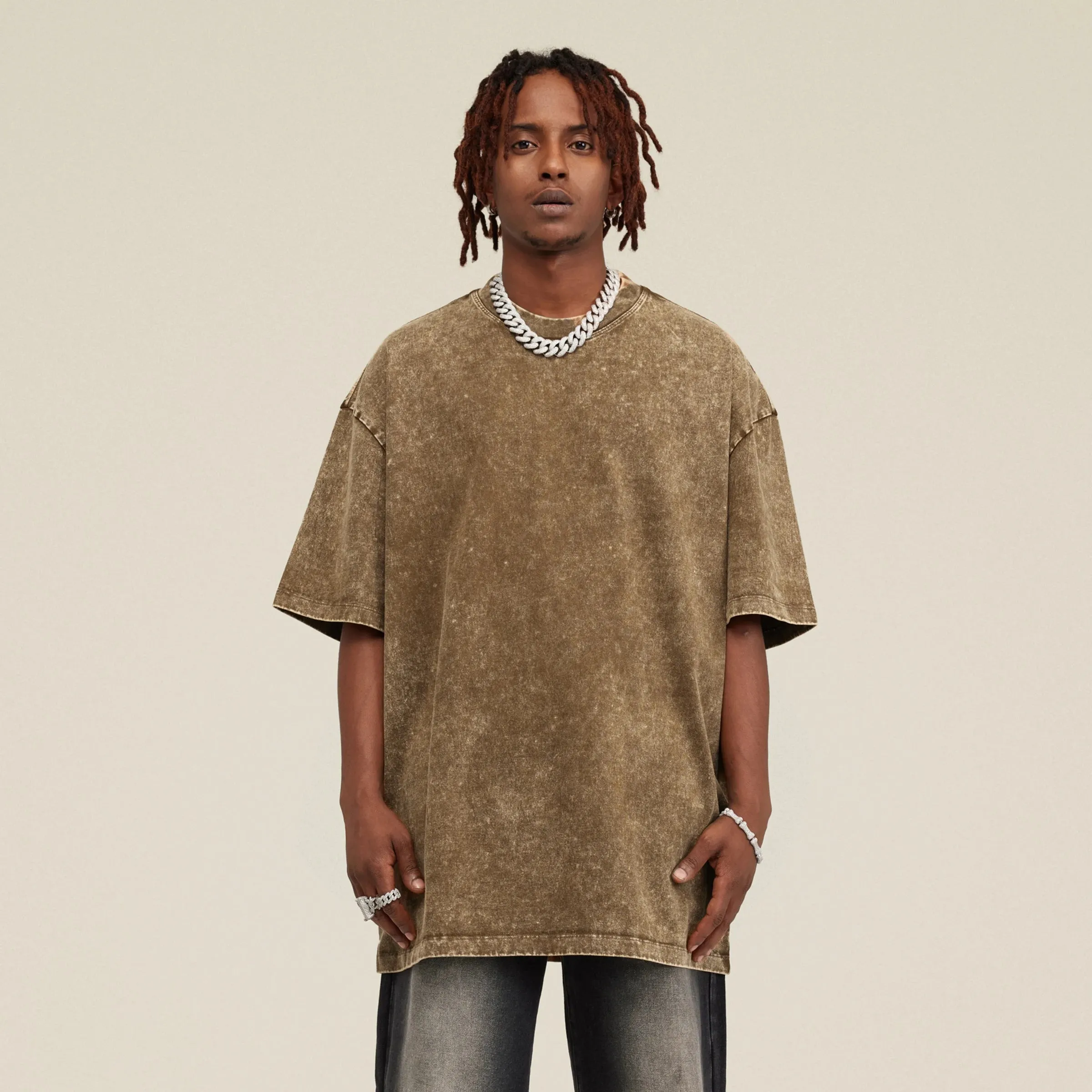 Washed out (snow wash short sleeve)